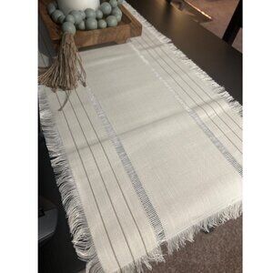 Farmhouse Table Runner Decorative Cloth Bohemian Boho Decor Cottage Decoration
